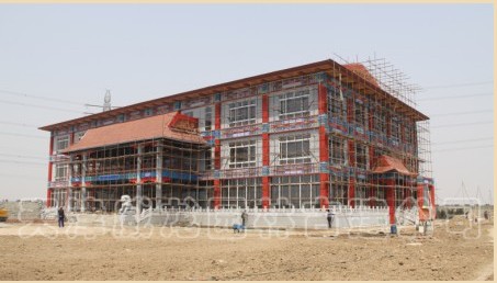 天津西青王穩莊骨灰堂油漆彩繪工程